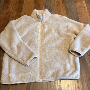 NWOT Women’s Victoria’s Secret PINK gray fleece jacket SIZE XL